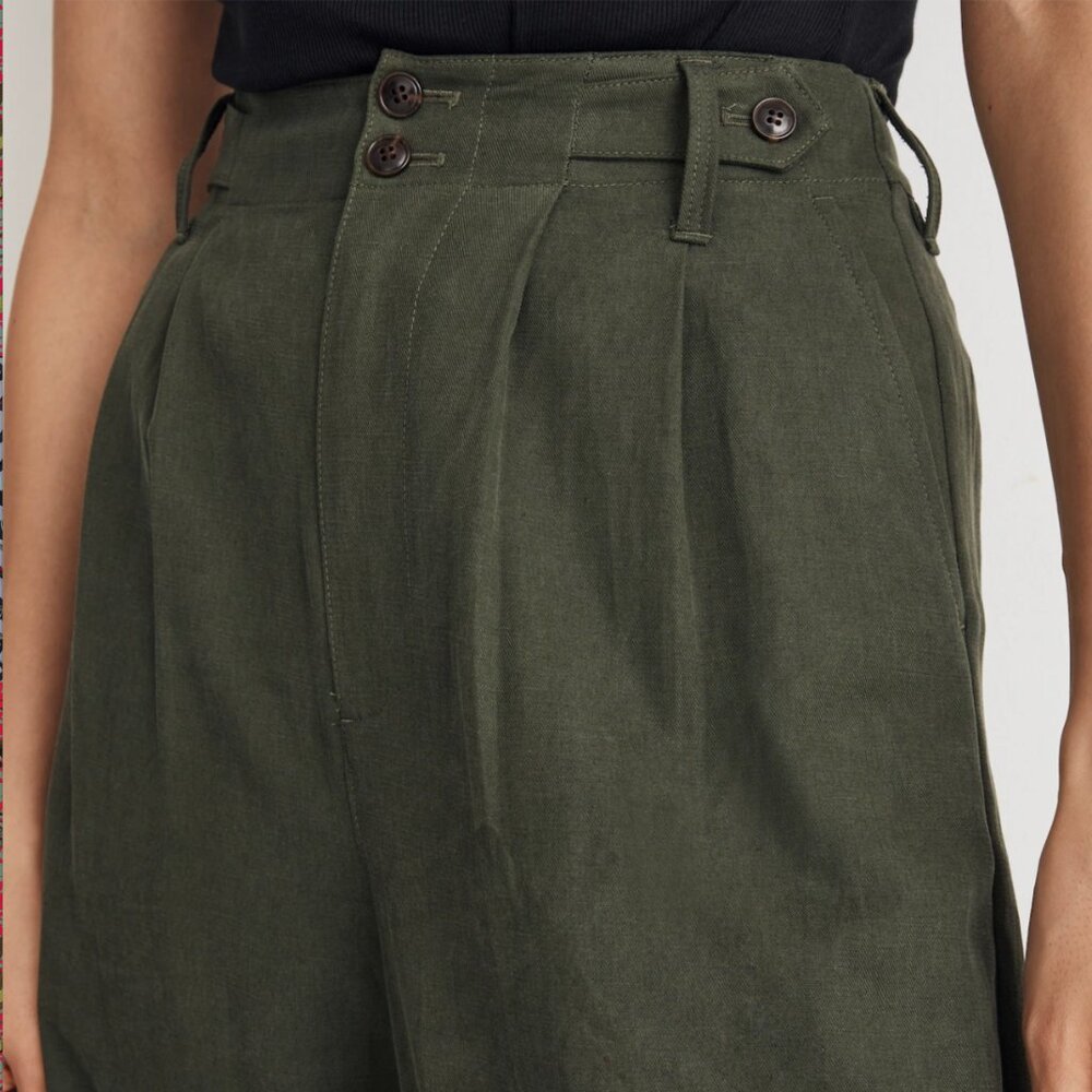 Madewell The Petite Harlow Wide-Leg Pant - Picture 3 of 6